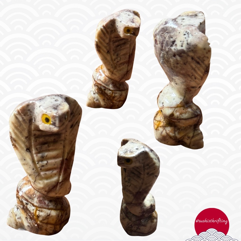 4pc Stone Animal Set - Picture 8 of 16